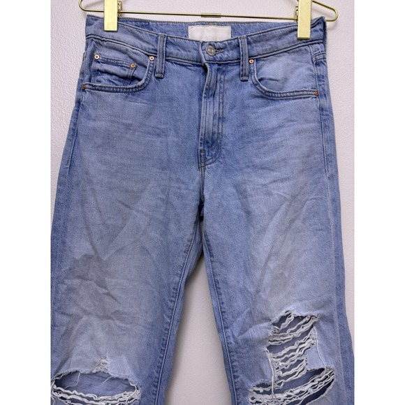 MOTHER High Rise Blue Jeans - Picture 3 of 8